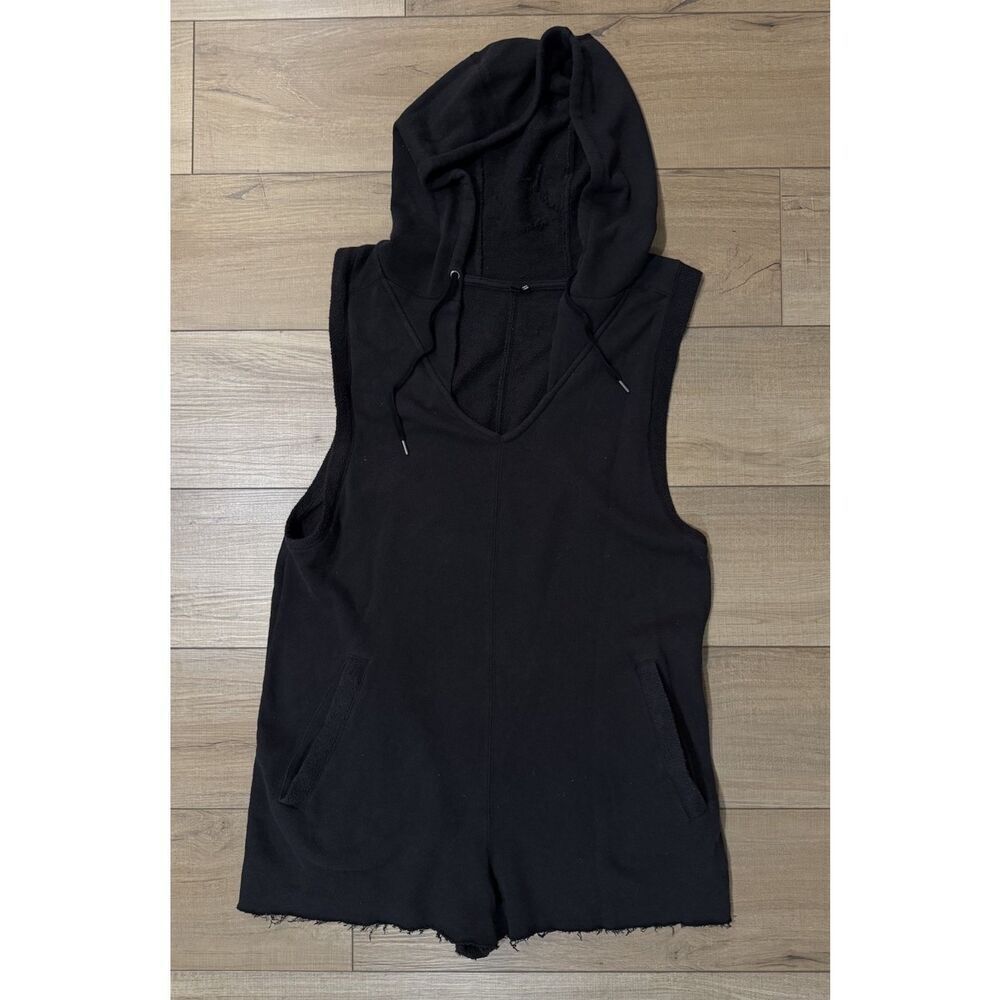 Urban Outfitters Romper Black M Medium Out From Under Athletic‎ Womens Hooded